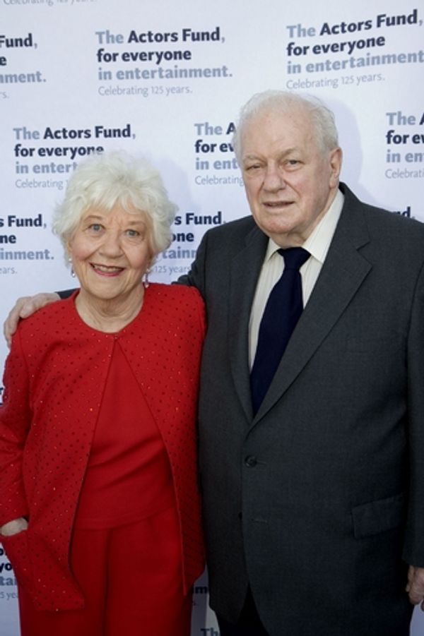 Charlotte Rae and previous Julie Harris Award winner Charles Durning Photo