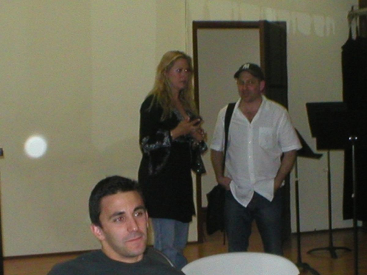 Jason Cerbone, Gianna Palminteri and Jason Kravits at 