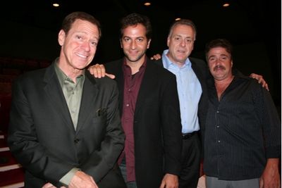 Joe Piscopo, Michael Goldfried (Director), Vincent Gogliormella (Playwright) and Mich Photo