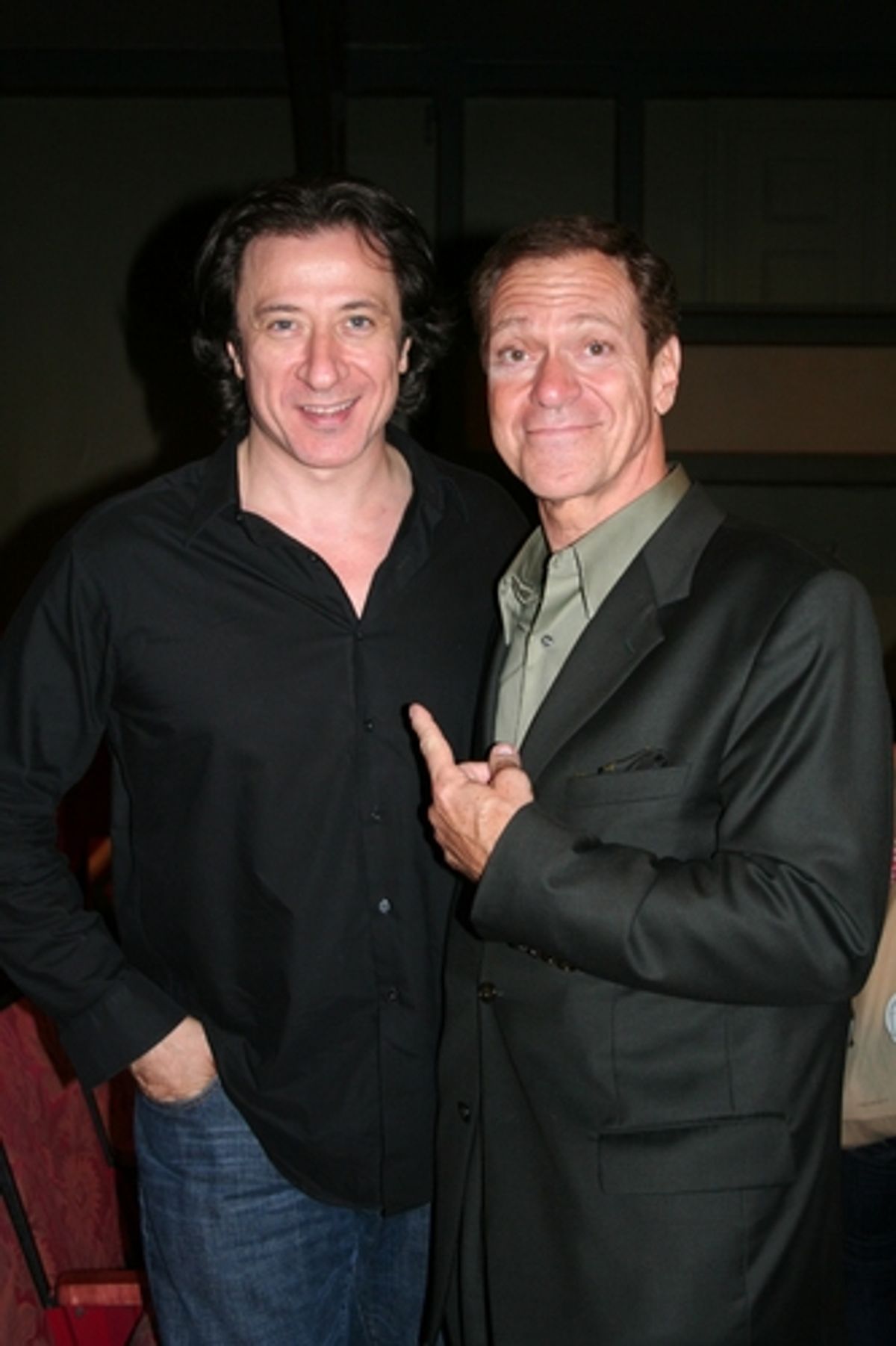 Federico Castelluccio and Joe Piscopo at 
