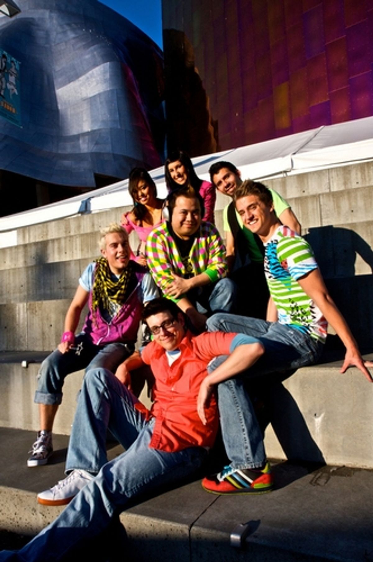 L to R from top: Diana Huey, Sarah Davis, Arthur Allen, Don Darryl Rivera, Mackenzie Miller, Casey Craig, Bill Williams at 