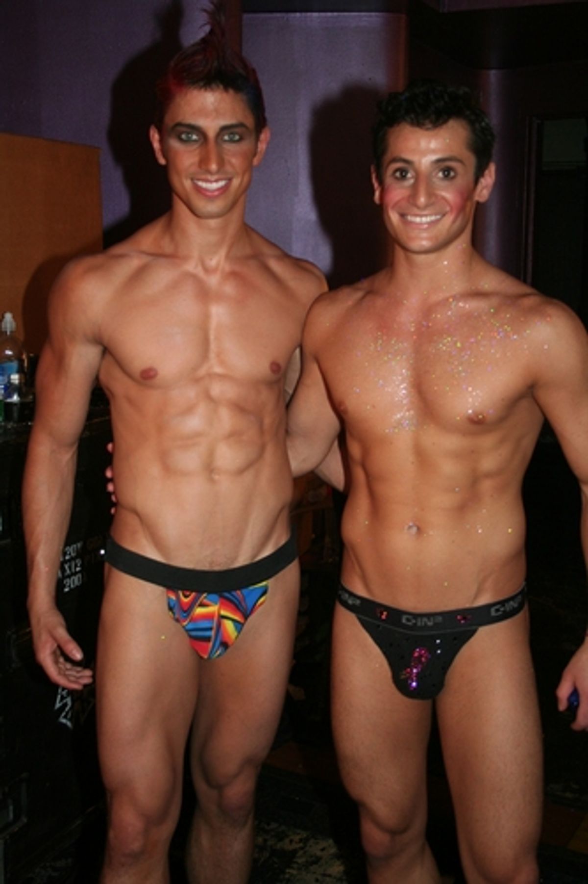 Nick Adams and Frankie James Grande
 at 
