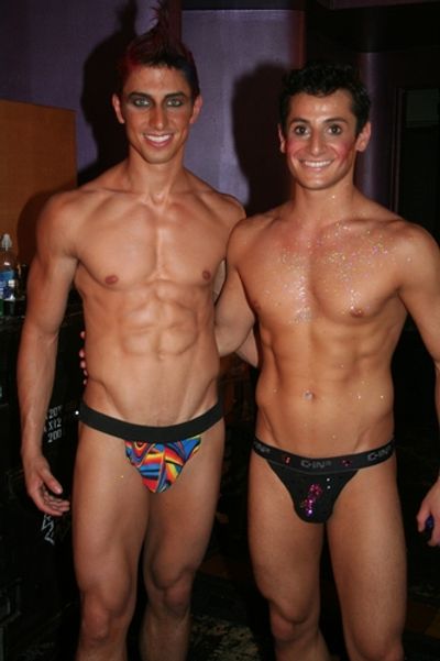 Nick Adams and Frankie James Grande
 Photo