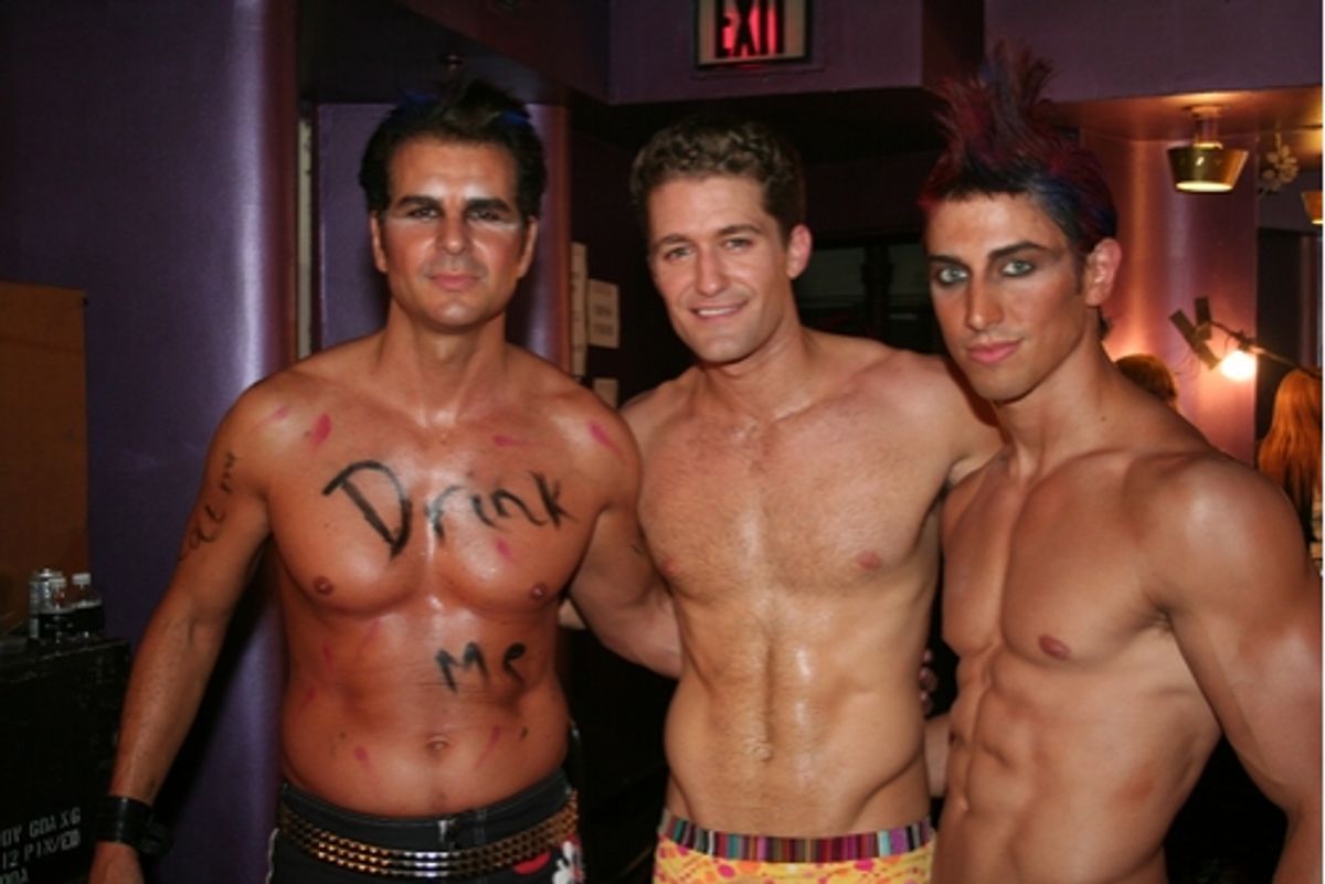Vincent DePaul, Matthew Morrison and Nick Adams
 at 