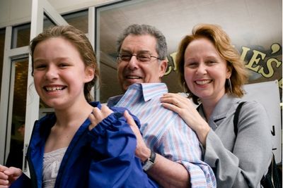 Kate Burton's daughter Charlotte with Nicholas Martin and Kate Burton Photo
