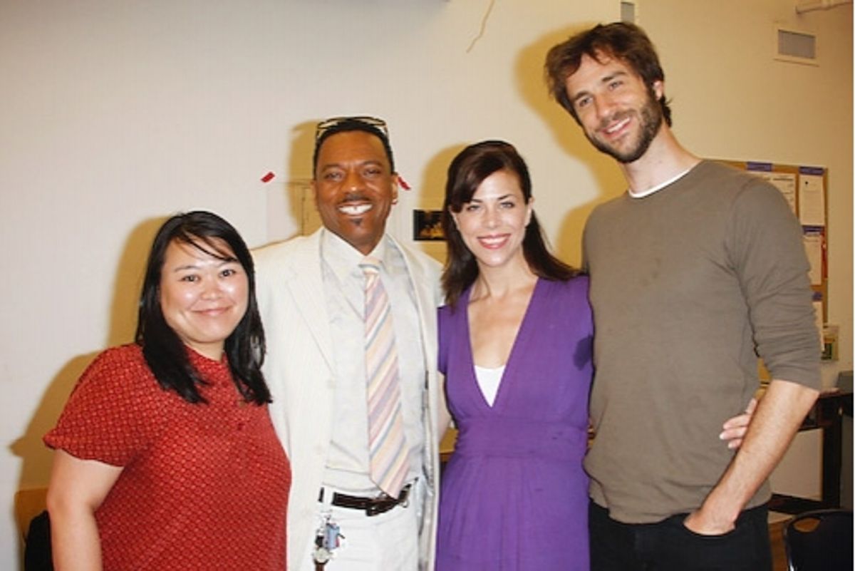 Cast members Carmen M. Herlihy, Dathan B. Williams, Jennifer Regan and James Waterston at 