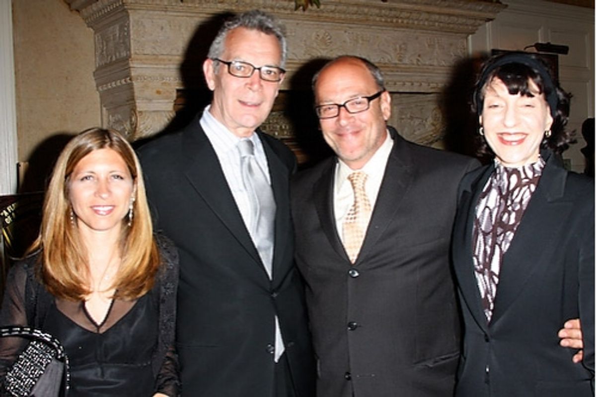 Jerry Saviola and guests at Ensemble Studio Theatre Gala for Jerry Zaks and Jerry Saviola