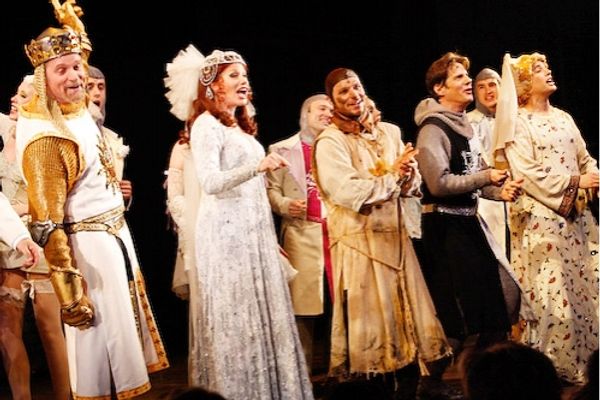 Stephen Collins, Marin Mazzie, Drew Lachey, Rick Holmes
 Photo