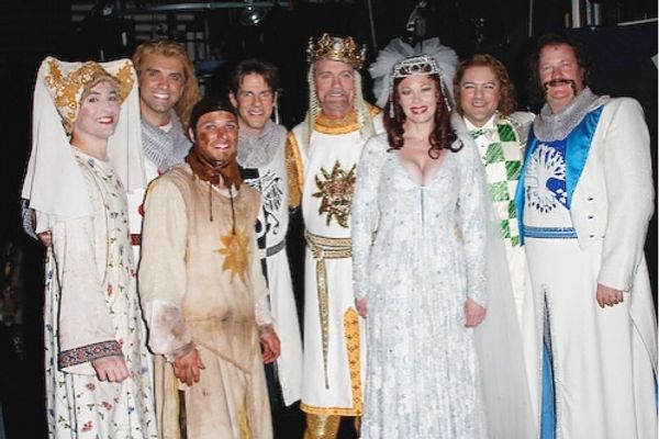 Michael O'Donnell, Bradley Dean,Drew Lachey, Rick Holmes, Stephen Collins, Marin Mazz Photo
