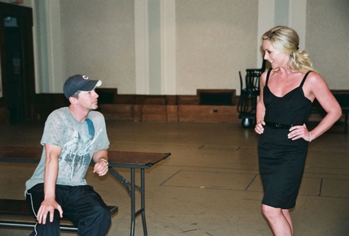 Sean Hayes and Jane Krakowski
 at 