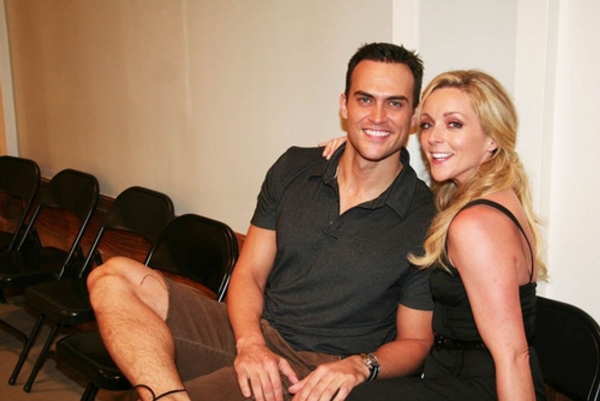 Cheyenne Jackson and Jane Krakowski
 at 