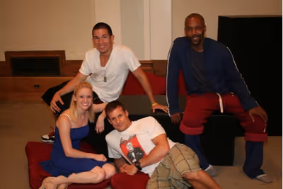 Pamela Otterson, Jon Rua (Ensemble), John Selya and T. Oliver Reid (Ensemble)
 Photo