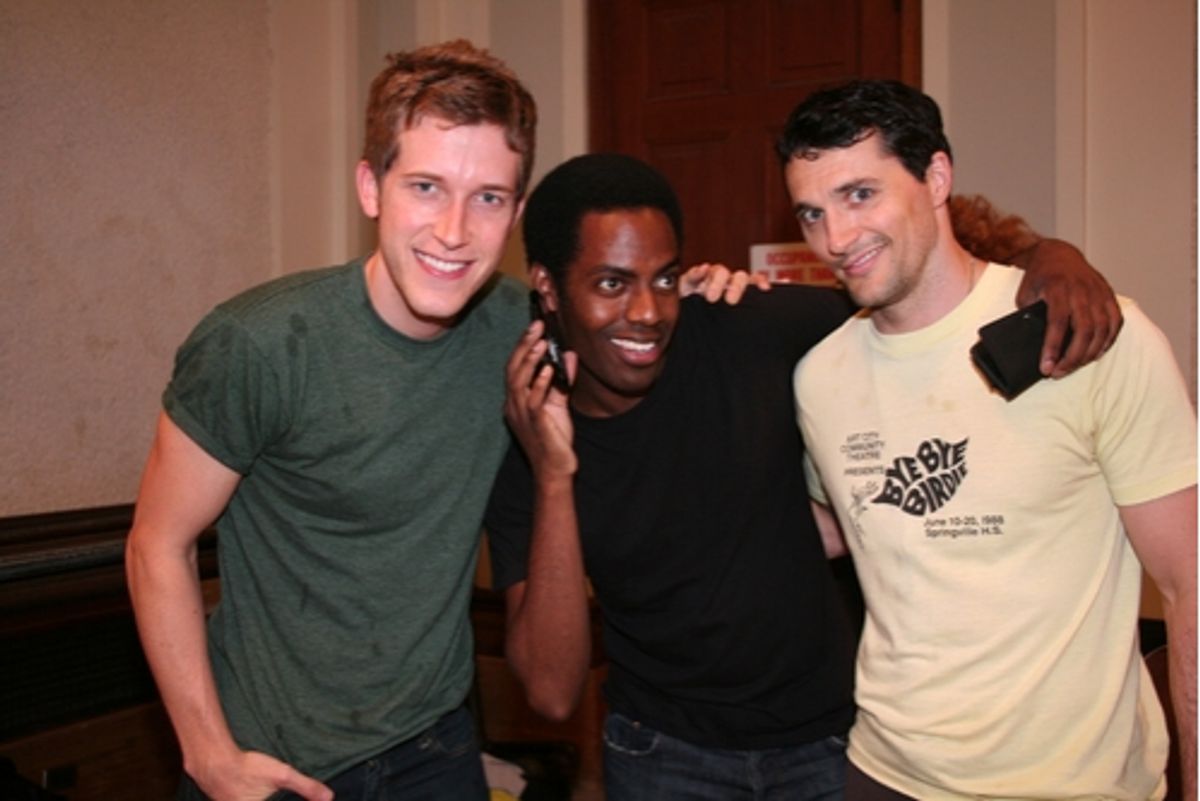 Anderson Davis (Ensemble), Baron Vaughn (Ensemble) and Nathan Balser (Ensemble)
 at 