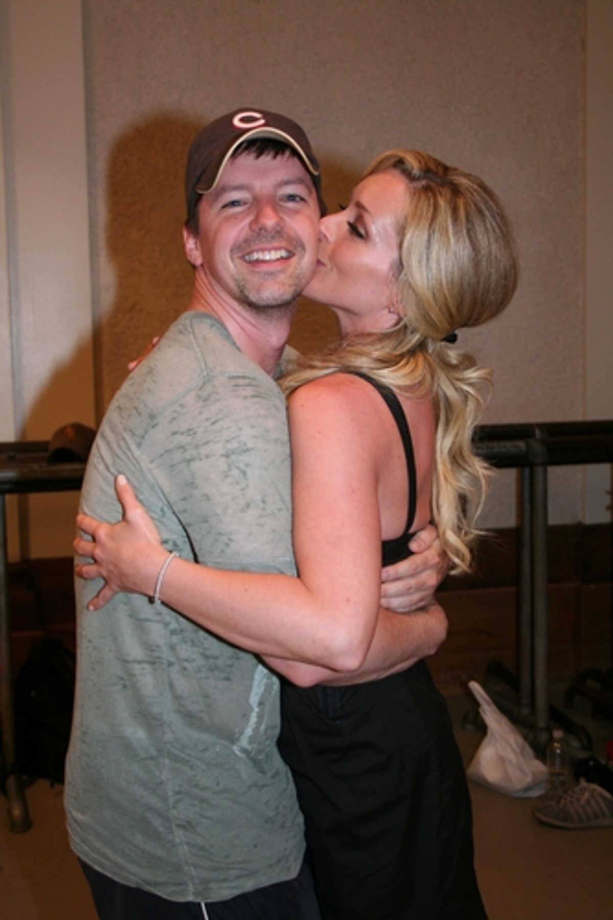 Sean Hayes and Jane Krakowski
 at 