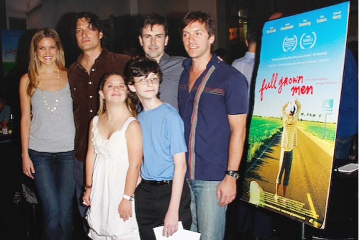Lindsay Ryan, David Munro, Matt McGrath, David Ilku, (front) Jaime Buckwald and Benjamin Karpf
 at 