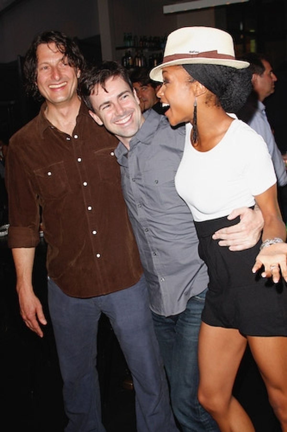 David Munro, Matt McGrath, and Yaya DaCosta at 'Full Grown Men' Premiere Party