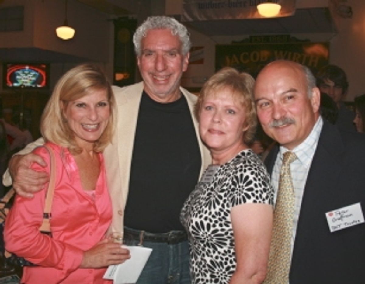 Marcie Slovin, Dr. Leslie Selbovitz, Jennifer Graffman and Peter Graffman, parents and BCT board member at "Capitol Steps" Highlight BCT Benefit