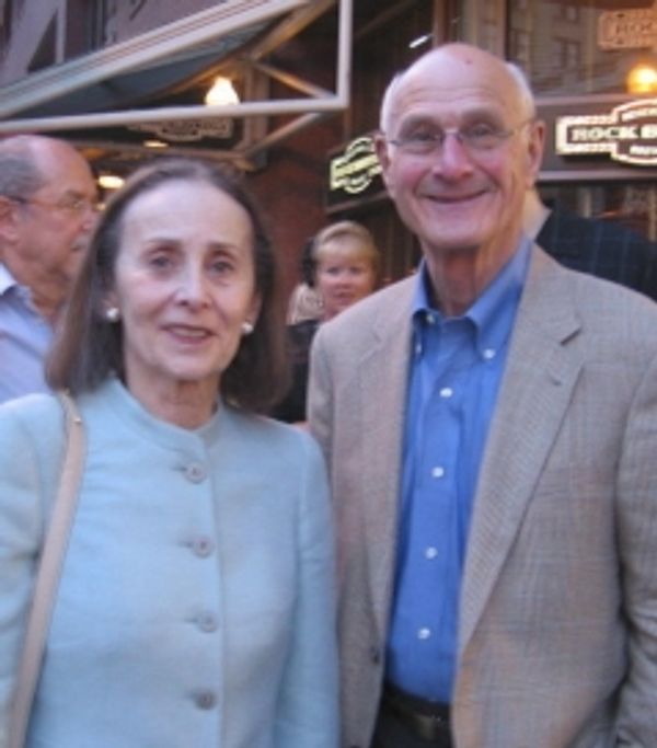 Board member Phyllis Adelson and husband David of Boston Photo