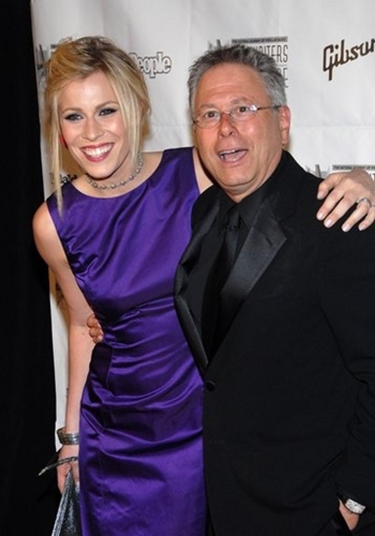 Natasha Bedingfield and Alan Menken at 2008 Songwriters Hall of Fame Awards