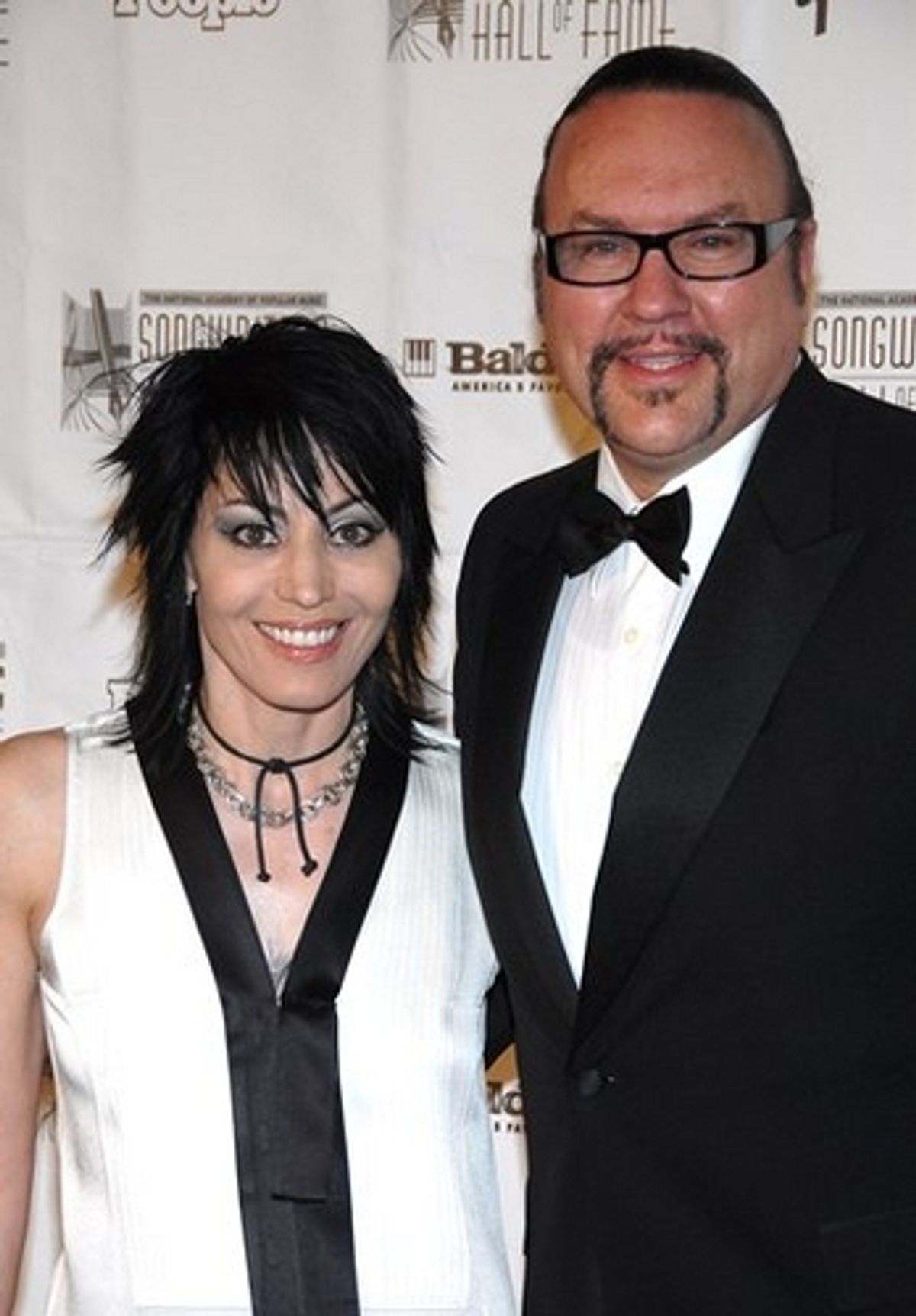 Joan Jett and Desmond Child
 at 