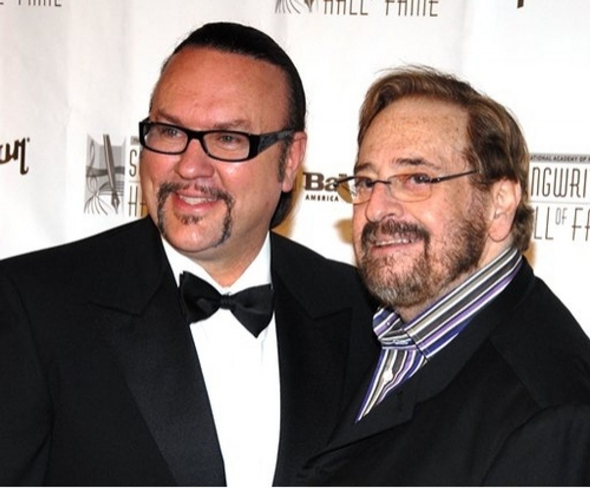Desmond Child and Phil Ramone at 2008 Songwriters Hall of Fame Awards