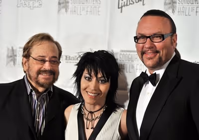 Phil Ramone,Joan Jett and Desmond Child
 Photo