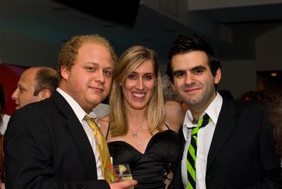 SPF Playwright Robbert Maddock, Stephanie Kornick and SPF Playwright Joe Iconis Photo