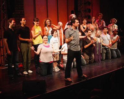 Dan Lipton and the cast Photo