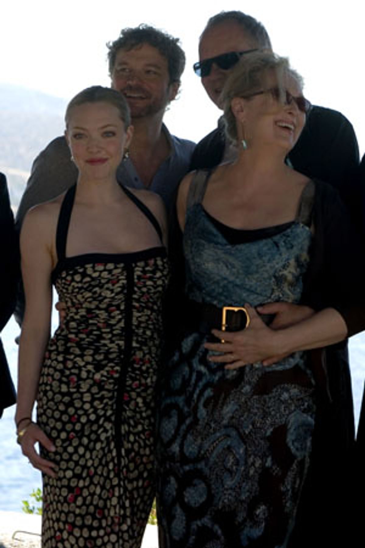 Amanda Seyfried, Colin Firth, Stellan Skarsgard and Meryl Streep at 