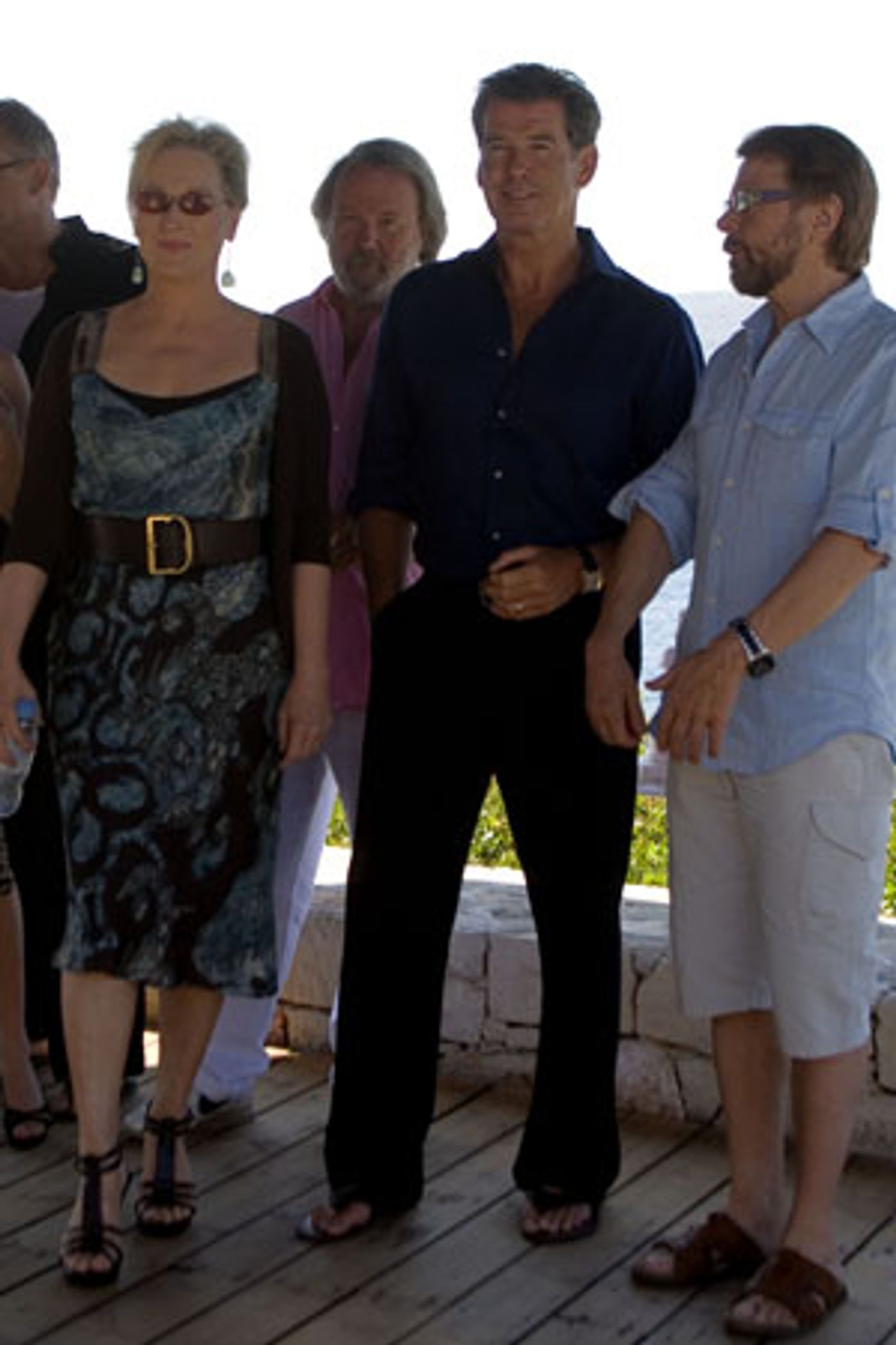 Photo Coverage: 'Mamma Mia!' Film Stars Visit Greece Photo Coverage: 'Mamma Mia!' Film Stars Visit Greece Image