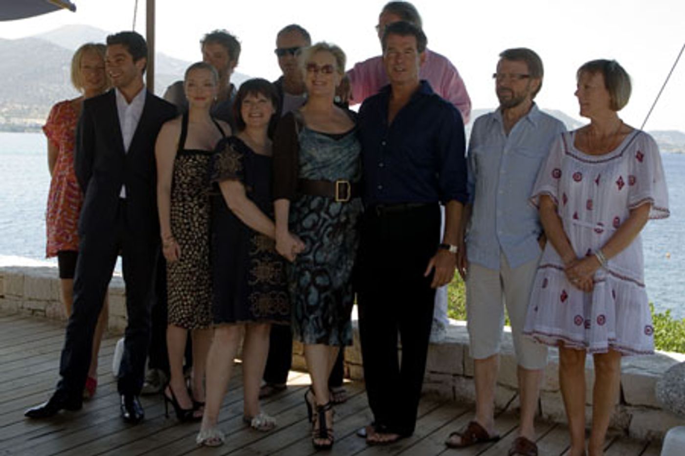 Photo Coverage: 'Mamma Mia!' Film Stars Visit Greece Photo Coverage: 'Mamma Mia!' Film Stars Visit Greece Image