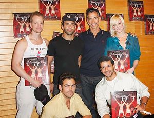 Michael Curry, Sebastian La Cause, Jerry Mitchell, Angie Schworer, Matthew Risch, and Photo