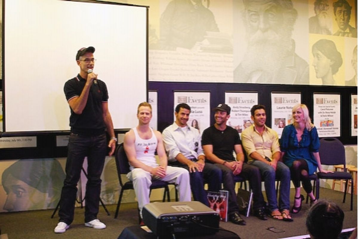 Jerry Mitchell and the cast
 at 