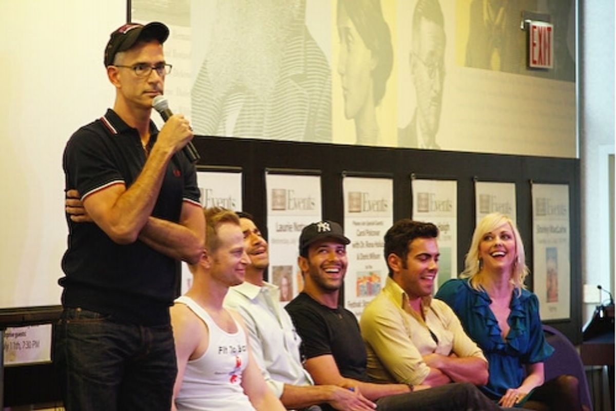 Jerry Mitchell and the cast
 at 