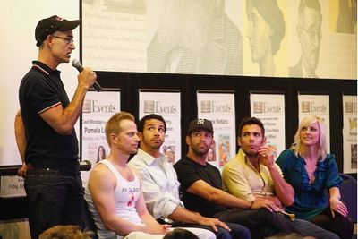 Jerry Mitchell and the cast
 Photo