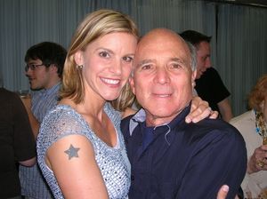 Jenn Colella and composer Larry Grossman Photo