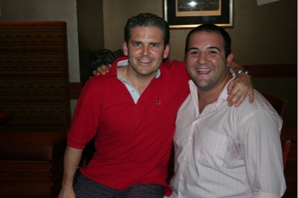 Robert Creighton (upcoming Damn Yankees) and Jimmy Smagula (upcoming Damn Yankees)
 at 