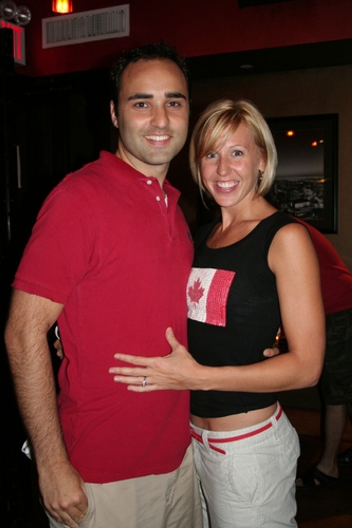 Ryan Saab (www.stagedooraccess.com) and Krista Saab (upcoming Pal Joey) at 