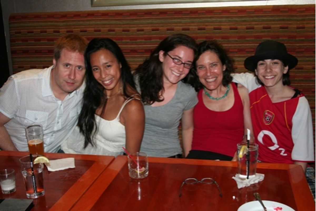 Brian Noonan,Mayumi Miguel, Charly Hodges, Jane Hodges and Henry Hodges
 at 