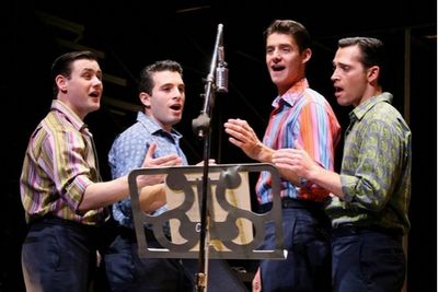 Michael Ingersoll, Jarrod Spector, Drew Gehling, and Bryan McElroy Photo