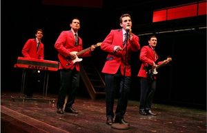 Drew Gehling, Bryan McElroy, Jarrod Spector, and Michael Ingersoll Photo