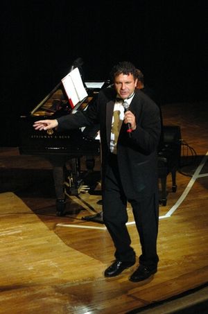 Raymond Jaramillo McLeod our host for the evening
 Photo