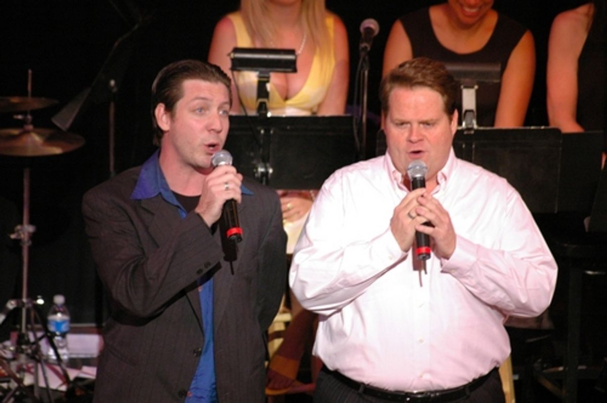 James Sasser and John Treacy Egan-The Chipmunk Song at Radio Broadway Takes Us Back To 1958