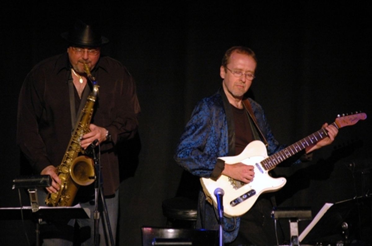 David Richards and George Naha brought down the house with the bands version of Rebel Rouser at 
