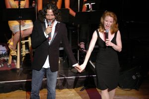 Constantine Maroulis and Jennifer Hope Wills Photo