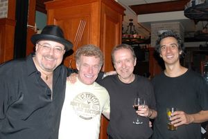 Almost all the band-David Richards, Dave Keyes, George Naha and Roger Cohen Photo