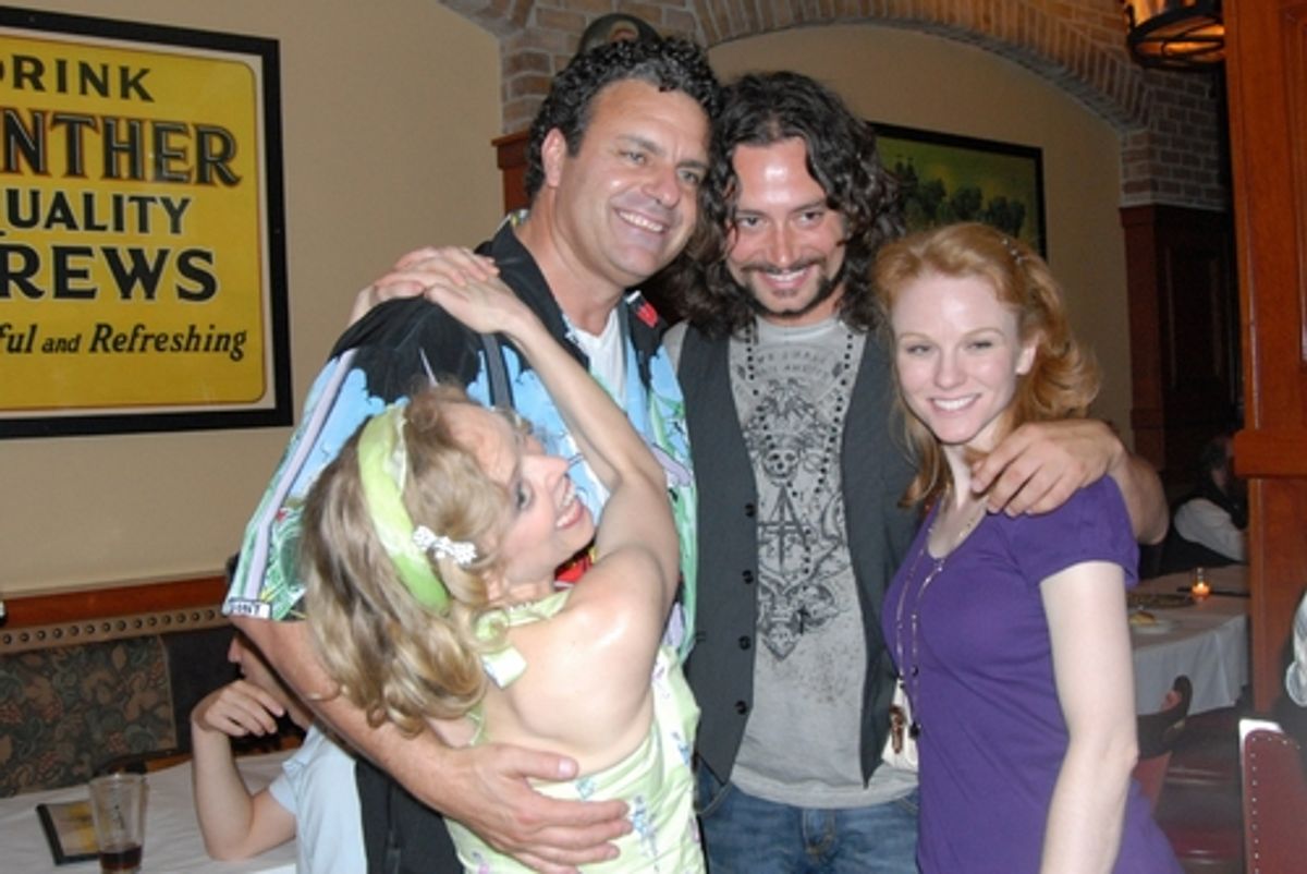 Nancy Anderson, Raymond Jaramillo McLeod,Constantine Maroulis and Jennifer Hope Wills at 