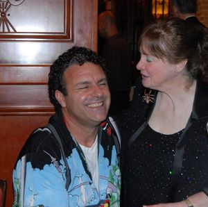 Raymond Jaramillo McLeod and Joyce Shafer Roth share a laugh @ BroadwayWorld Raymond Jaramillo McLeod and Joyce Shafer Roth share a laugh Photo