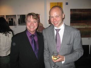 Jay Johnson and Producer Andrew Collier Photo