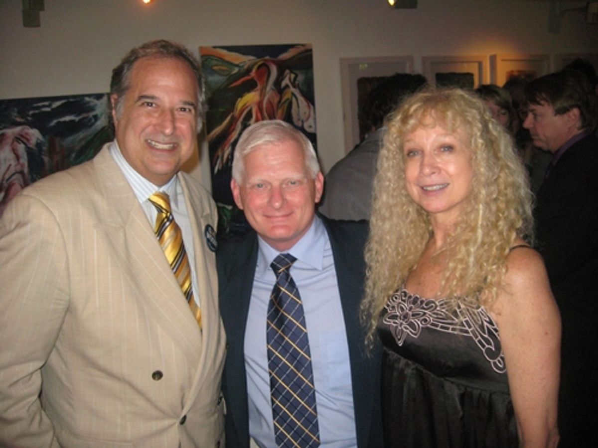 Stewart F. Lane, Ted Snowdown and Murphy Cross at 